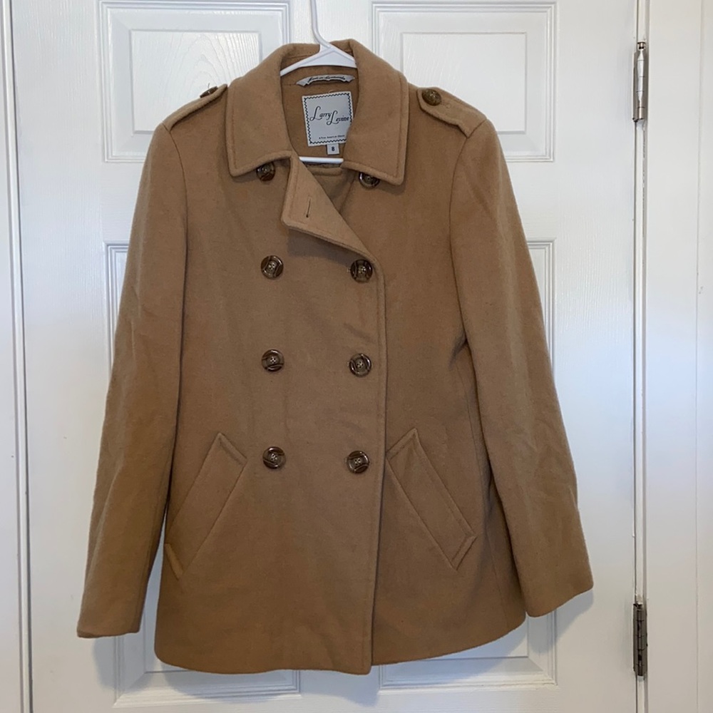 Women's wool pea coat